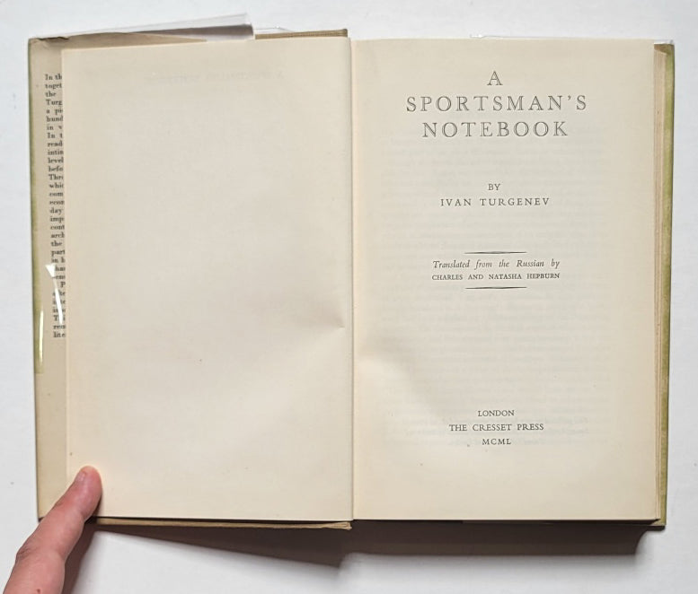 A Sportsman’s Notebook