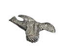 Flying Ruffed Grouse Pewter Pin