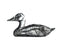 Canvasback Decoy Pewter Pin