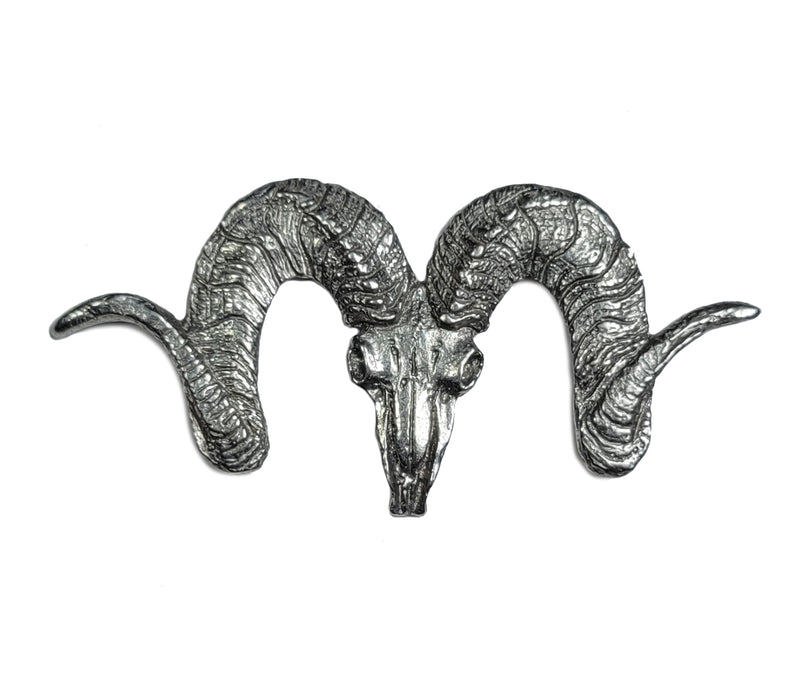 Dall Ram Skull Pewter Pin