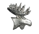 Moose Head Pewter Pin