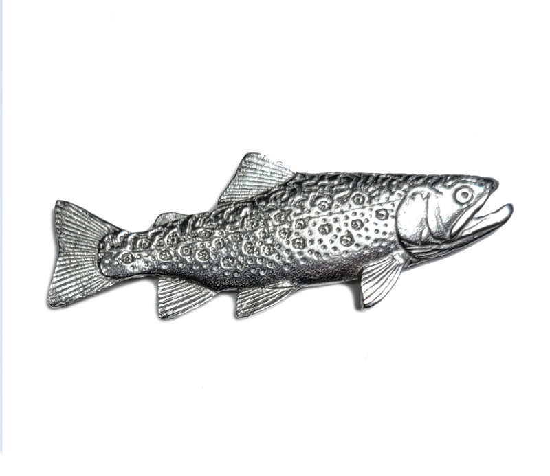 Brook Trout Pewter Pin