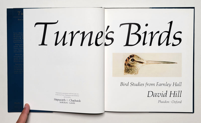 Turner's Birds: Bird Studies from Farnley Hall