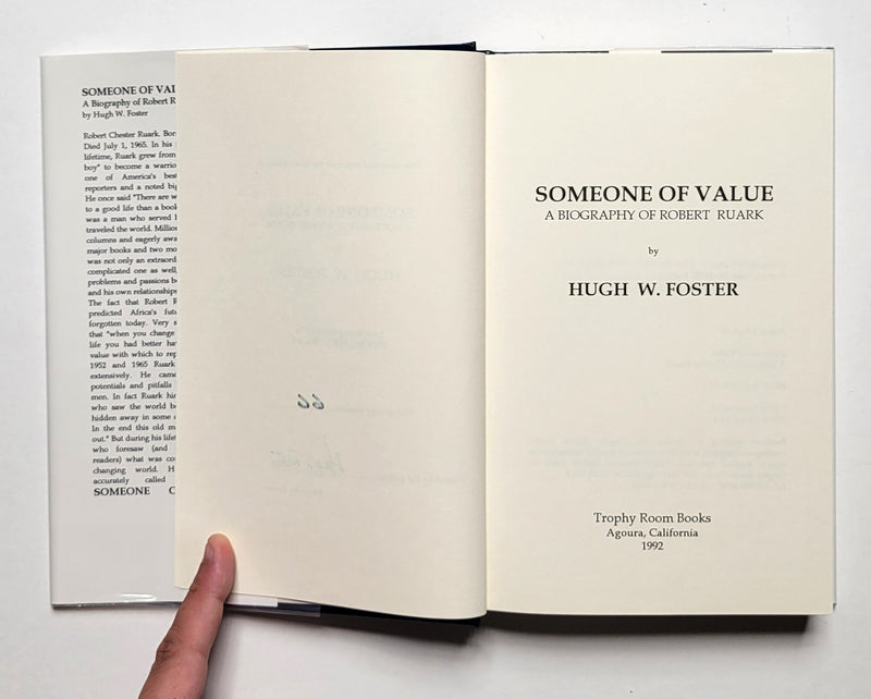 Someone of Value: A Biography of Robert Ruark