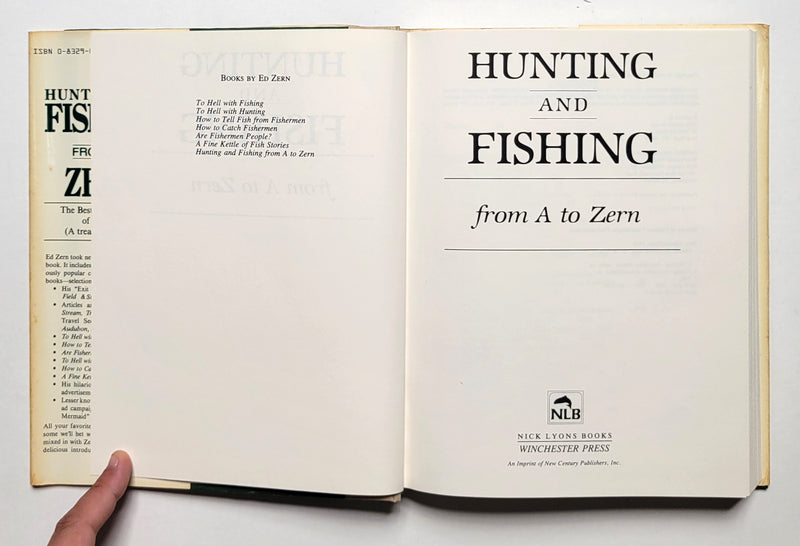 Hunting and Fishing from A to Zern