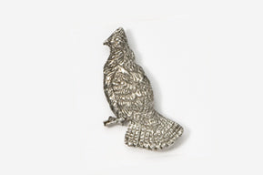 Small Ruffed Grouse Pewter Pin