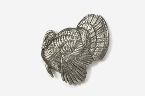 Strutting Turkey Pewter Pin