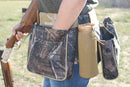 Waxed Canvas Game Bird Bag: Camo with Tan