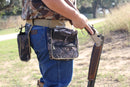 Waxed Canvas Game Bird Bag: Camo with Tan