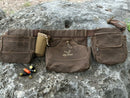 Waxed Canvas Game Bird Bag: Brown