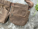 Waxed Canvas Game Bird Bag: Brown