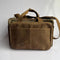 Waxed Canvas Range Bag: Olive/Brown