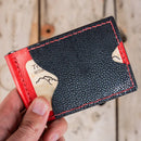 The Stingray Black & Red Money Clip