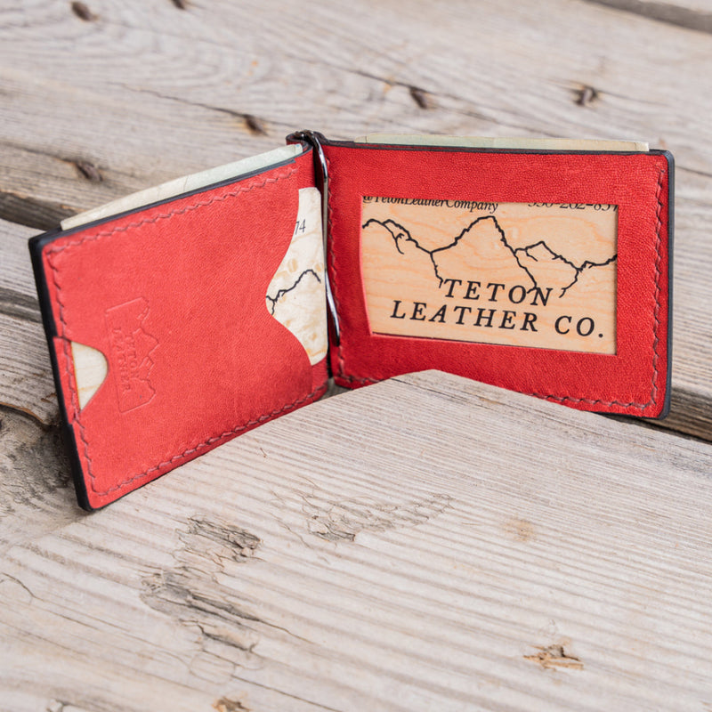 The Stingray Black & Red Money Clip